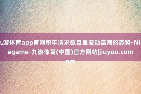 九游体育app官网积年请求数目呈波动高潮的态势-Ninegame-九游体育(中国)官方网站|jiuyou.com