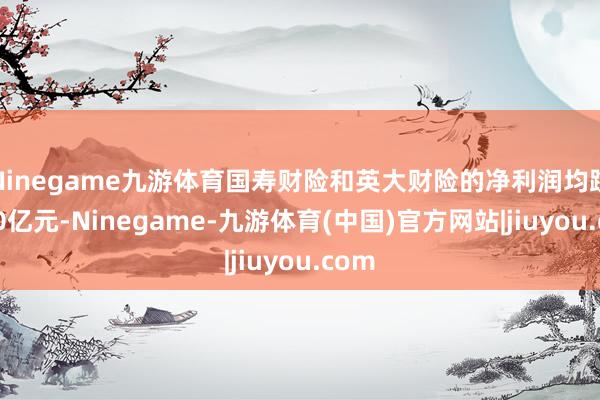 Ninegame九游体育国寿财险和英大财险的净利润均跳动10亿元-Ninegame-九游体育(中国)官方网站|jiuyou.com