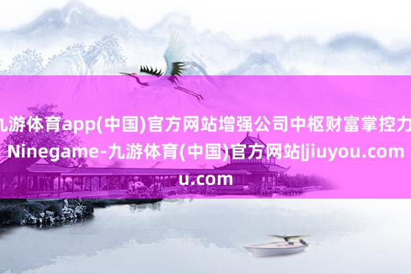 九游体育app(中国)官方网站增强公司中枢财富掌控力-Ninegame-九游体育(中国)官方网站|jiuyou.com